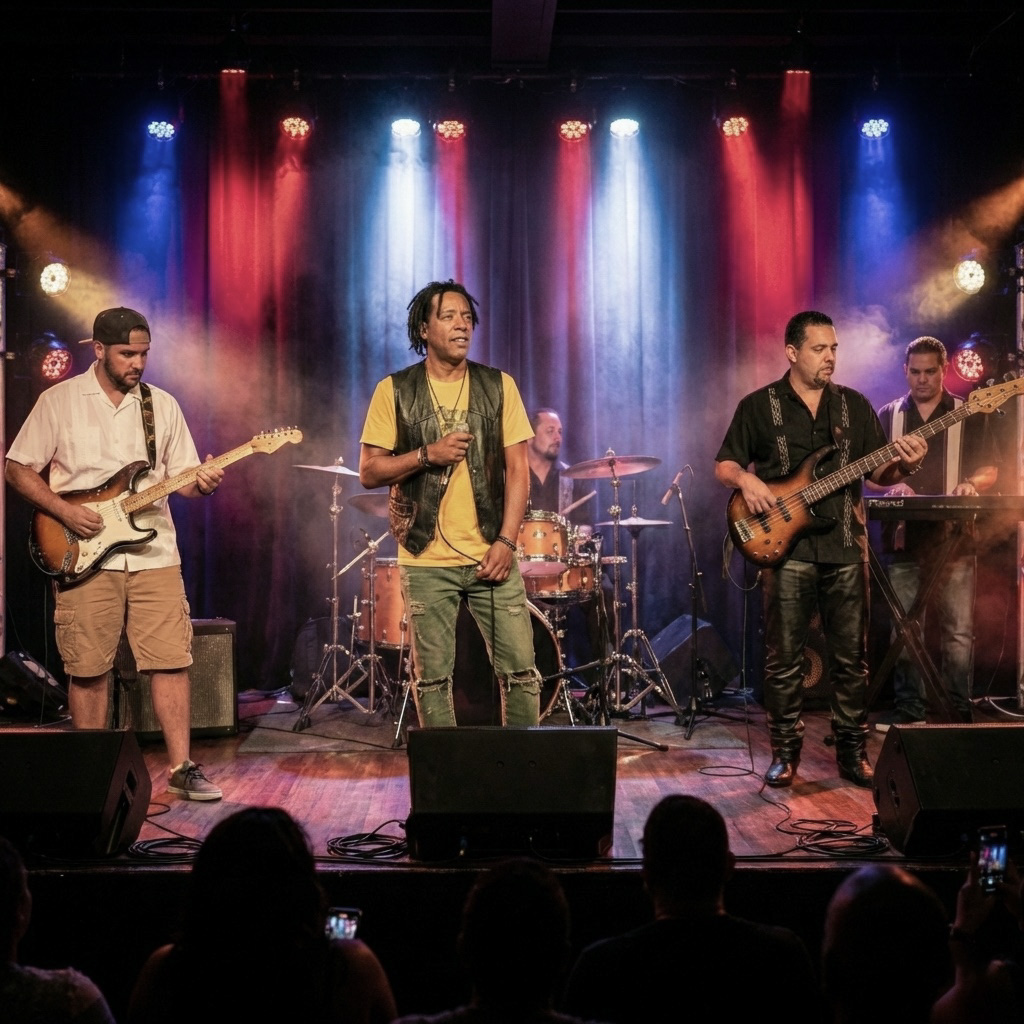 Roots District on stage